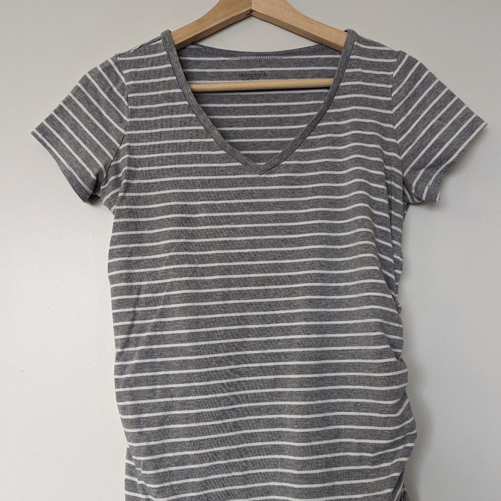 Stripped Motherhood Maternity V neck